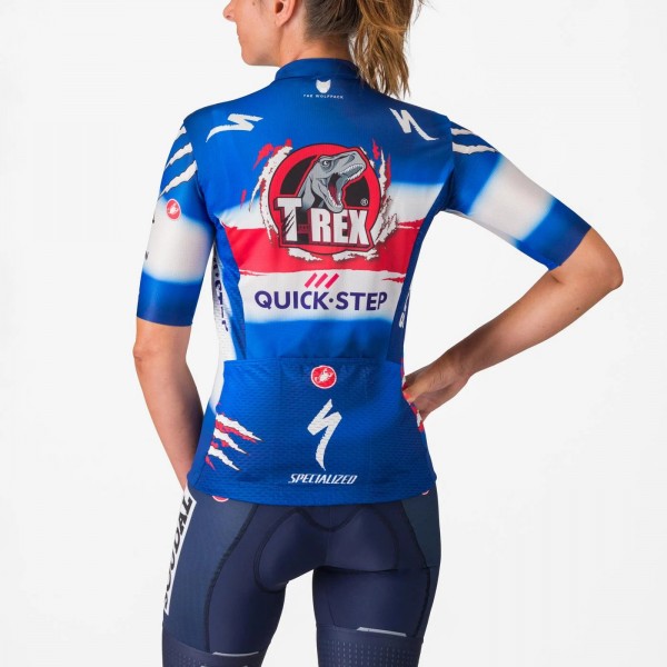 Bekleidung Damen Castelli Soudal Quick-Step 2024 Competizione 3 frau trikot-La Vuelta