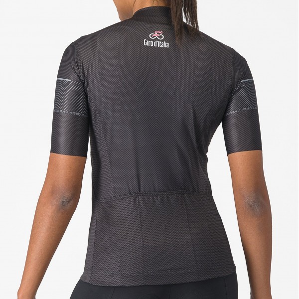 Bekleidung Damen Schwarzes Trikot Damen Giro d'Italia 2024 Competizione