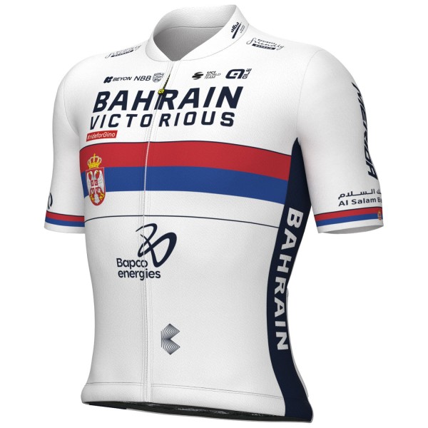 Bekleidung Herren Ale Bahrain Victorious 2024 trikot-Britischer Meister