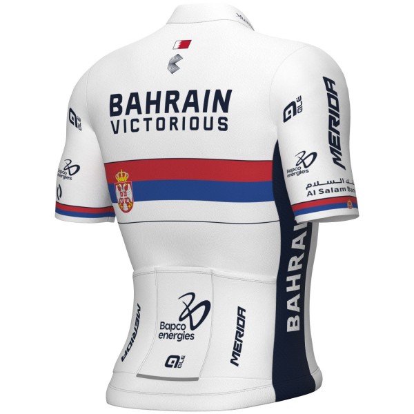 Bekleidung Herren Ale Bahrain Victorious 2024 trikot-Britischer Meister