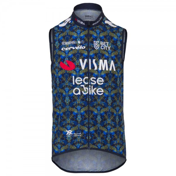 Bekleidung Herren Weste Agu Wind Team Visma Lease a bike 2024-Tdf