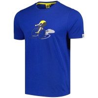 Bekleidung Herren Tour de France Cyclist Graphic 2024 T-Shirt-Blau