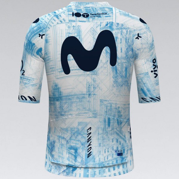 Bekleidung Herren Team Movistar 2024 Infinity La Vuelta trikot