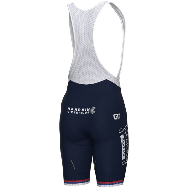 Bekleidung Herren Ale Bahrain Victorious 2024 tragerhose-Serbischer Meister