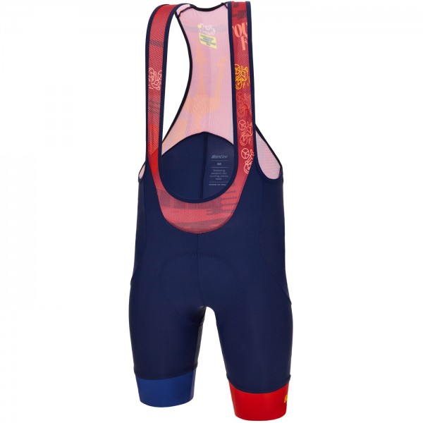 Bekleidung Herren Santini Tour de France 2024 tragerhose-Bologna