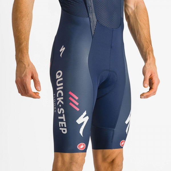 Bekleidung Herren Castelli Soudal Quick-Step 2024 Free Aero RC PRO kurz tragerhose
