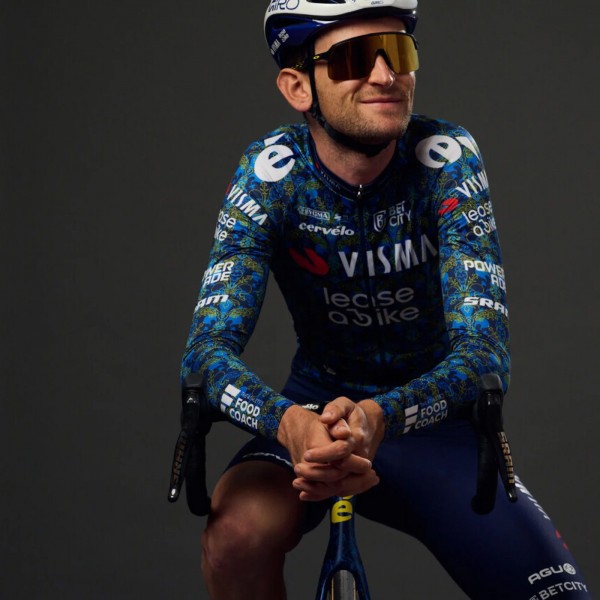 Bekleidung Herren Team Visma Lease a bike 2024 The Renaissance Agu langarmtrikot-Tdf