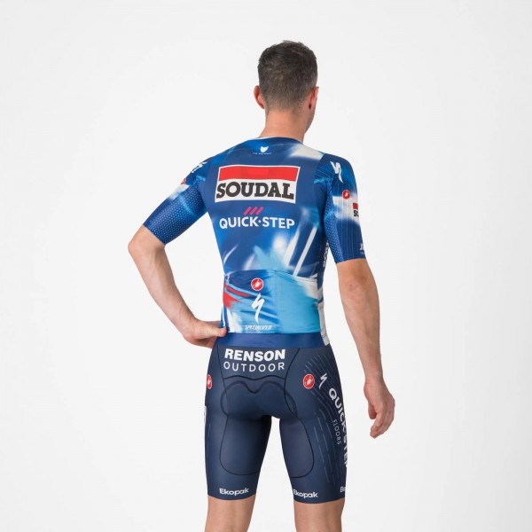 Bekleidung Herren Castelli Soudal Quick-Step 2025 Free Aero Race S tragerhose