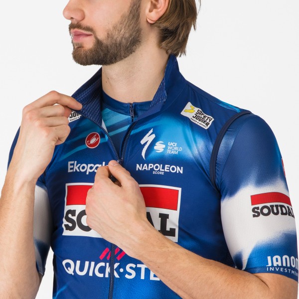Bekleidung Herren Castelli Soudal Quick-Step 2025 Pro Light Wind weste