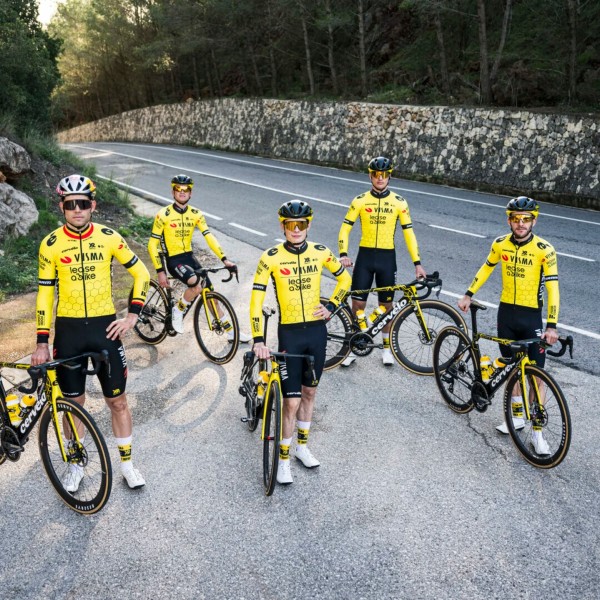 Bekleidung Herren Team Visma Lease a bike 2025 jacke