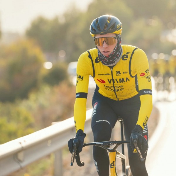 Bekleidung Herren Team Visma Lease a bike 2025 Wind weste