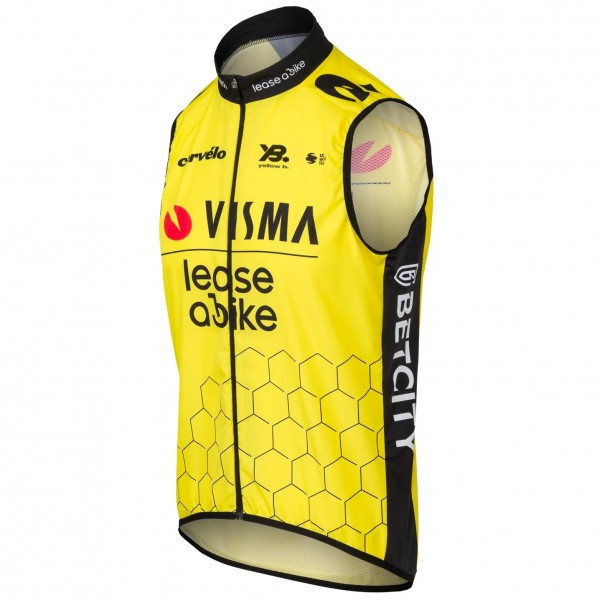 Bekleidung Herren Team Visma Lease a bike 2025 Wind weste