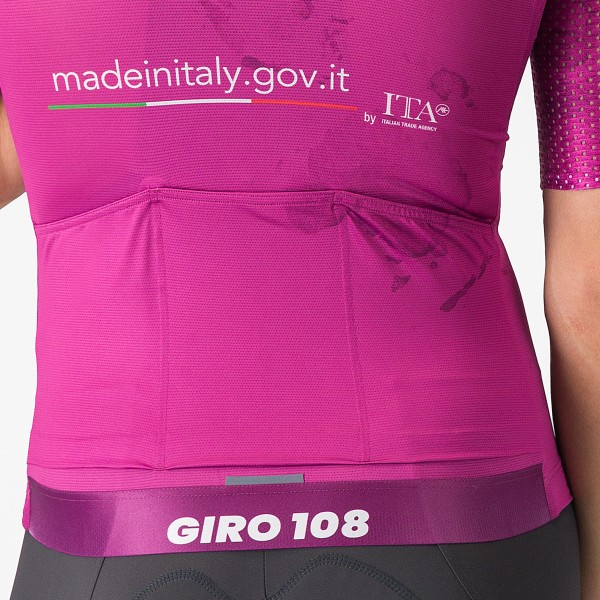 Bekleidung Herren Ciclamino Trikot Giro d'Italia 2025 Race 8S