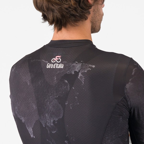 Bekleidung Herren Schwarzes Trikot Giro d'Italia 2025 Competizione 3