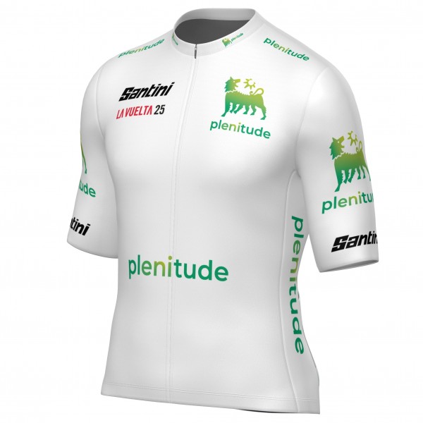 Bekleidung Herren Santini Weiss Vuelta Espana 2025 trikot