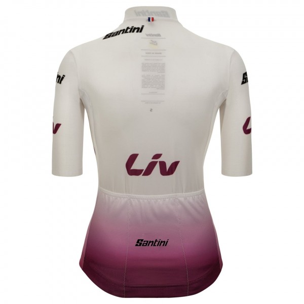 Bekleidung Damen Weiße frau trikot Tour de France 2025 Fan Line