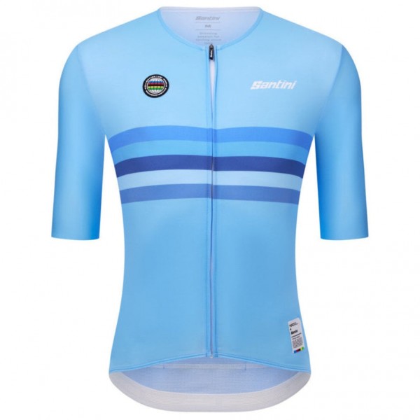 Bekleidung Herren Santini UCI Weltmeister trikot 2025-Belgien