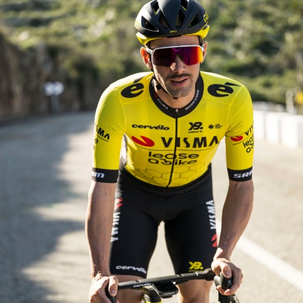 Bekleidung Herren Team Visma Lease a bike 2025 trikot