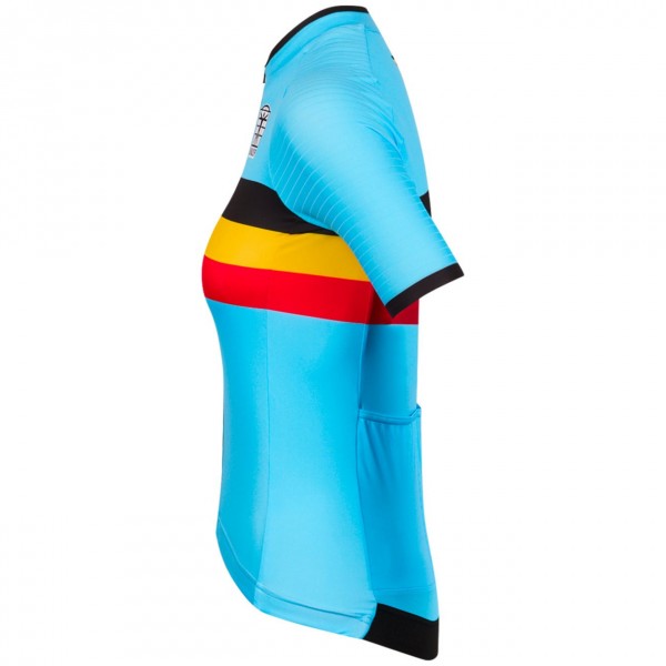 Bekleidung Damen Bioracer Belgischen Nationalen 2025 Icon Classic frau trikot