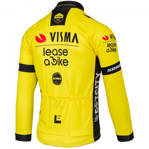Bekleidung Damen Team Visma Lease a bike 2025 frau langarm trikot
