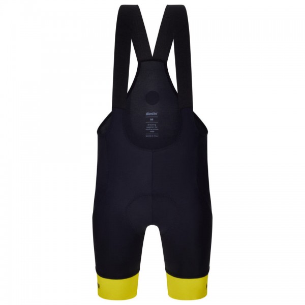 Bekleidung Herren Santini Gelb Tour de France tragerhose 2025