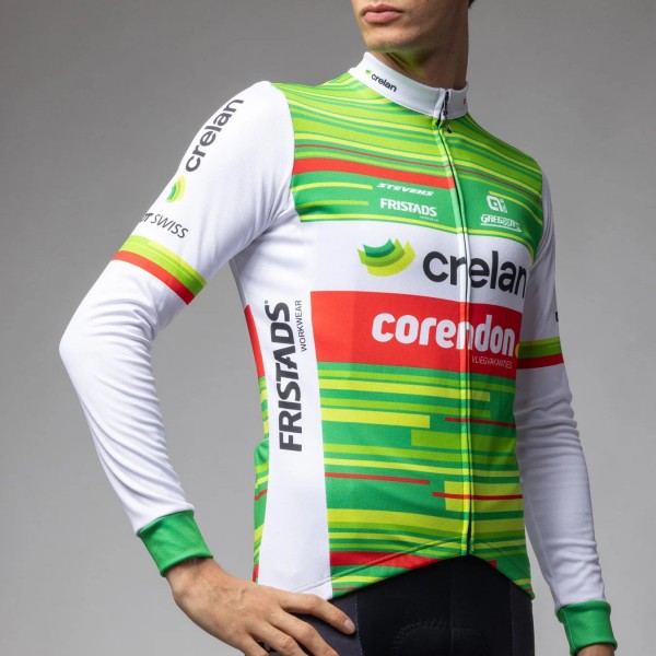 Bekleidung Herren Ale Crelan Corendon 2025 langarmtrikot