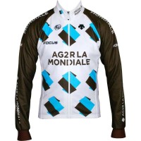 AG2R LA MONDIALE 2015 Fahrrad Winterjacke-Radsport-Profi-Team AG2R LA MONDIALE 2015 Fahrrad Winterjacke-Radsport-Profi-Team