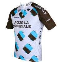 AG2R LA MONDIALE 2015 Kurzarmtrikot(kurzer Reißverschluss) Radsport-Profi-Team AG2R LA MONDIALE 2015 Kurzarmtrikot(kurzer Reißverschluss) Radsport-Profi-Team