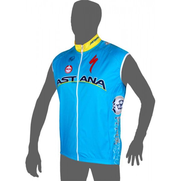 ASTANA 2015 Wind-Weste  Radsport-Profi-Team