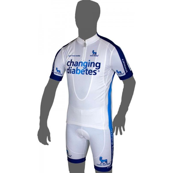 NOVO NORDISK 2014 Kurzarmtrikot(kurzer Reißverschluss) Radsport-Profi-Team
