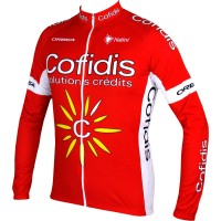 COFIDIS 2017 Radtrikot langarm-Radsport-Profi-Team