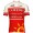 Cofidis 2011 Kinder Kurzarmtrikot mit kurzem Reißverschluss