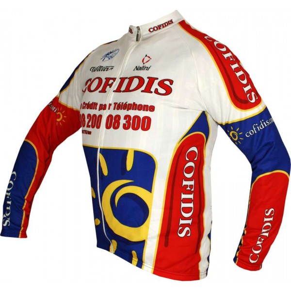 Cofidis 2006 Langarmtrikot-Radsport-Profi-Team