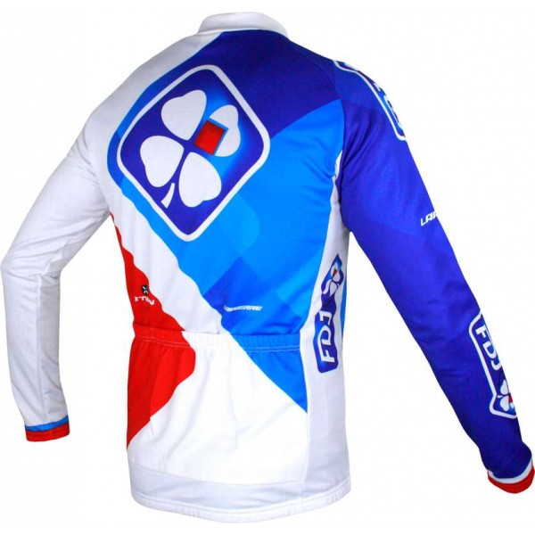 FRANCAISE DES JEUX(FDJ) 2016 Langarmtrikot B'TWIN Radsport-Profi-Team