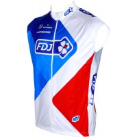 FRANCAISE DES JEUX(FDJ) 2016 Wind-Weste B'TWIN Radsport-Profi-Team