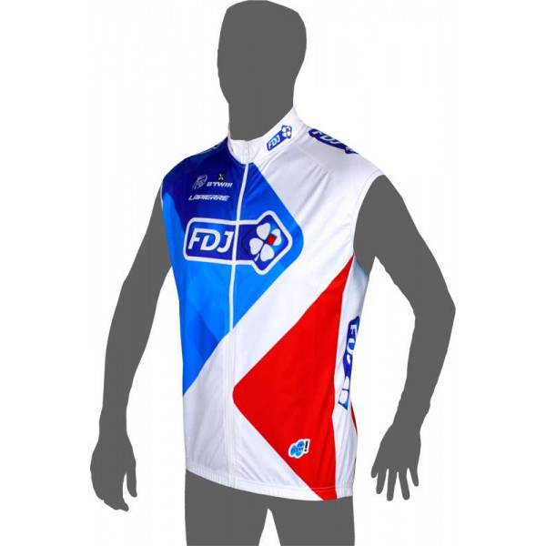 FRANCAISE DES JEUX(FDJ) 2016 Wind-Weste B'TWIN Radsport-Profi-Team
