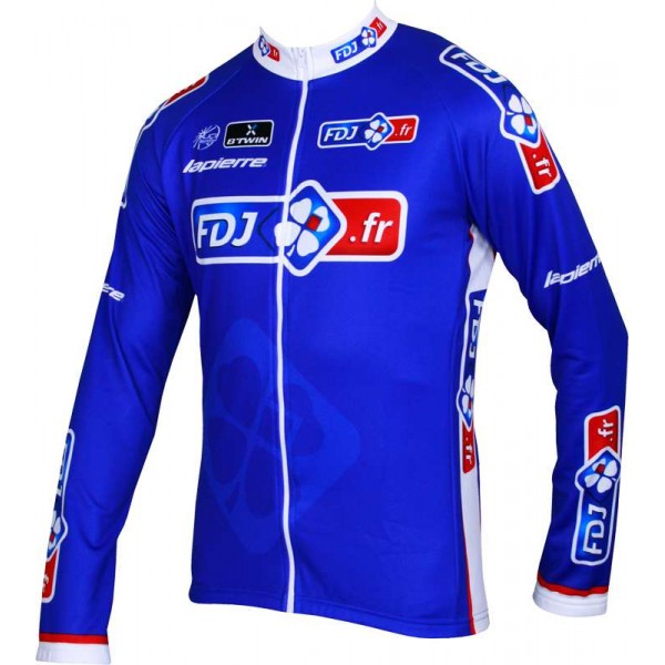 FRANCAISE DES JEUX(FDJ)-TOUR 2013 Radsport-Profi-Team-Langarmtrikot