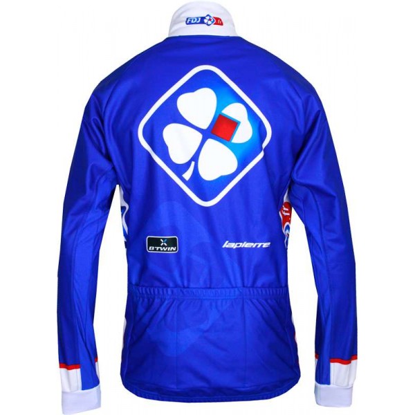 FRANCAISE DES JEUX(FDJ) 2013 Fahrrad Winterjacke-B'TWIN Radsport-Profi-Team