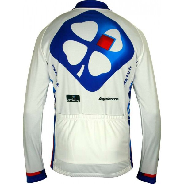 FRANCAISE DES JEUX(FDJ) 2013 Langarmtrikot-Radsport-Profi-Team