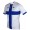 FRANCAISE DES JEUX(FDJ) Finnischer Meister 2015 Kurzarmtrikot(kurzer Reißverschluss)-B'TWIN Radsport-Profi-Team