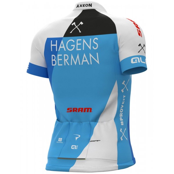 HAGENS BERMAN AXEON 2021 Radtrikot kurzarm(langer RV)-ALE Radsport-Profi-Team