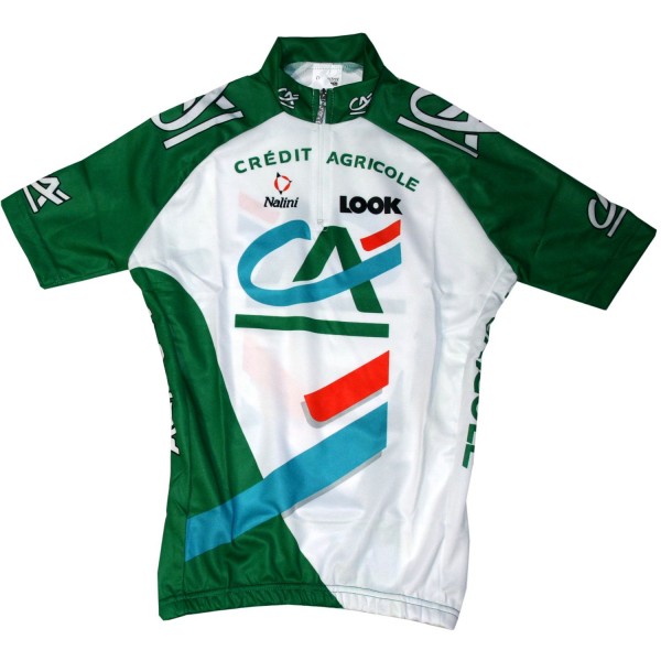Credit Agricole 2005 Kinder-Set(Trikot,Hose,Stirnband)-Radsport-Profi-Team