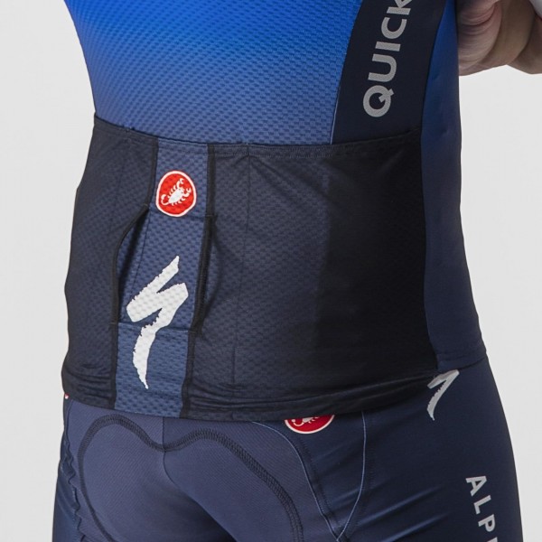 Quick Step-Alpha Vinyl 2022 Aero Race 6.1 Radtrikot kurzarm(langer RV)-Radsport-Profi-Team