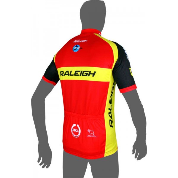 RALEIGH-GAC 2015 Kurzarmtrikot(kurzer Reißverschluss) Radsport-Profi-Team