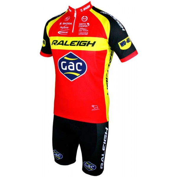 RALEIGH-GAC 2015 Kurzarmtrikot(kurzer Reißverschluss) Radsport-Profi-Team