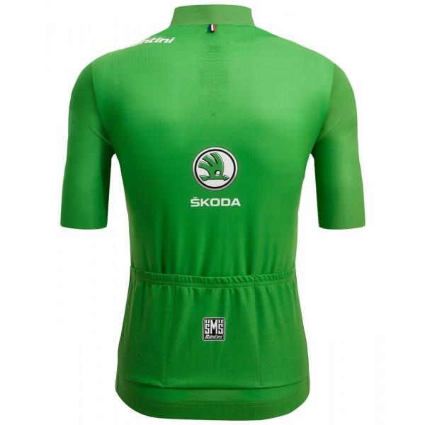 Tour de France 2022 grünes Trikot(maillot vert,bester Sprinter) Radtrikot kurzarm