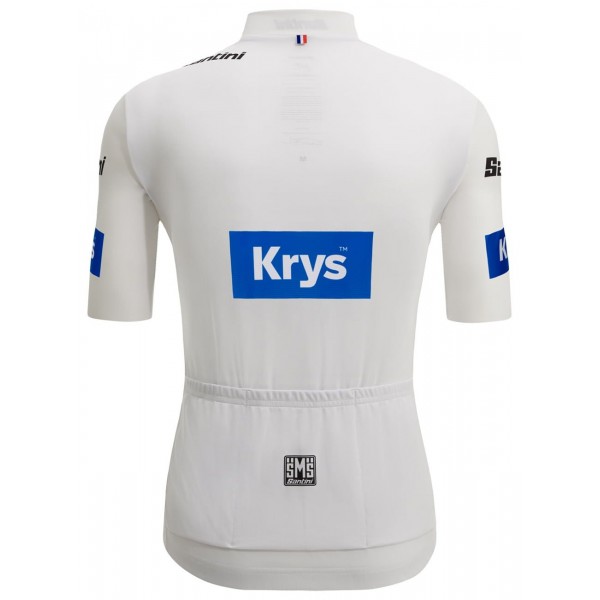 Tour de France 2023 weißes Trikot(maillot blanc,bester Jungprofi) Radtrikot kurzarm