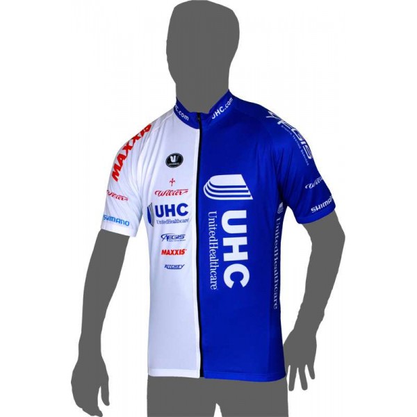 UNITEDHEALTHCARE 2014 Kurzarmtrikot(langer Reißverschluss) Radsport-Profi-Team