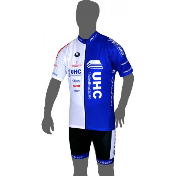 UNITEDHEALTHCARE 2014 Kurzarmtrikot(langer Reißverschluss) Radsport-Profi-Team