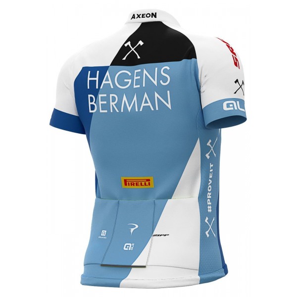HAGENS BERMAN AXEON 2021 Radtrikot kurzarm(langer RV)-ALE Radsport-Profi-Team